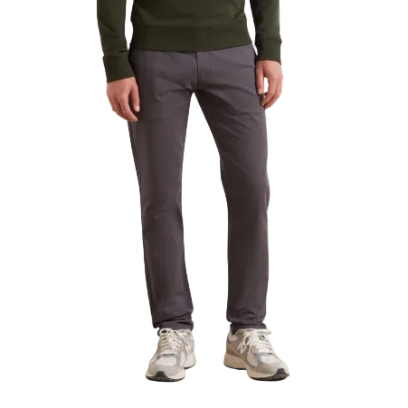 Farah Mens Elm Straight Twill Chino Charcoal