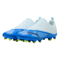 Puma Junior Football Boot Ultra 7 Play Laceless FG/AG Ultra Blue/Icy Blue