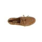 Paul Green Womens Boat Shoe 1197 Soft Suede Nut
