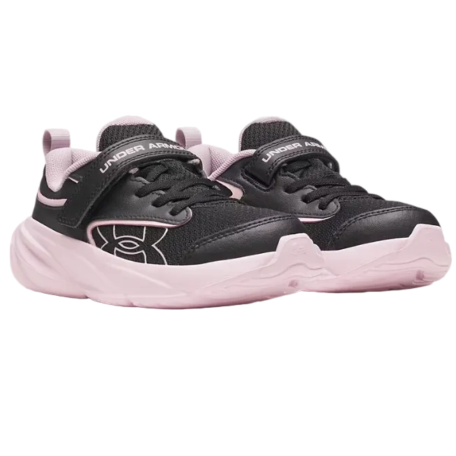Under Armour Girls Trainer GPS Surge 5 AC Black/Pink/Noir Rose