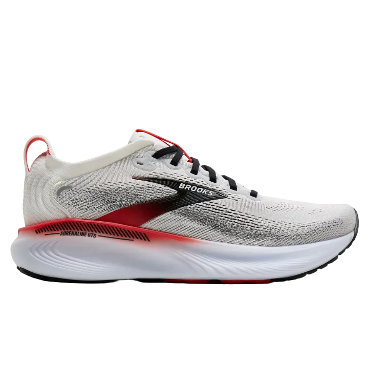Brooks Mens Trainer Adrenaline GTS 25 White/Black/Red