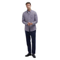 Barbour Padshaw Tailored Gingham Shirt Rich Red