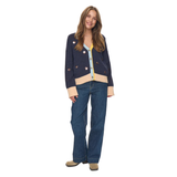 Numph Womens Nuatmy Cardigan Dark Sapphire