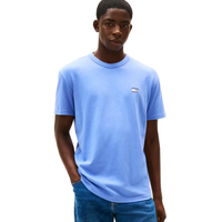 Tommy Jeans Mens T-Shirt Badge Tee Light Horizon Blue