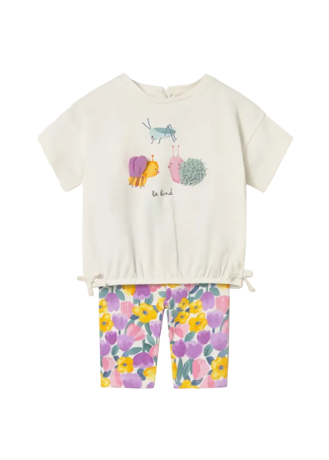 Mayoral Girls Leggins Set Lilac