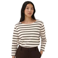 Part Two Womens NelaPW Top Mole Stripe/Brown