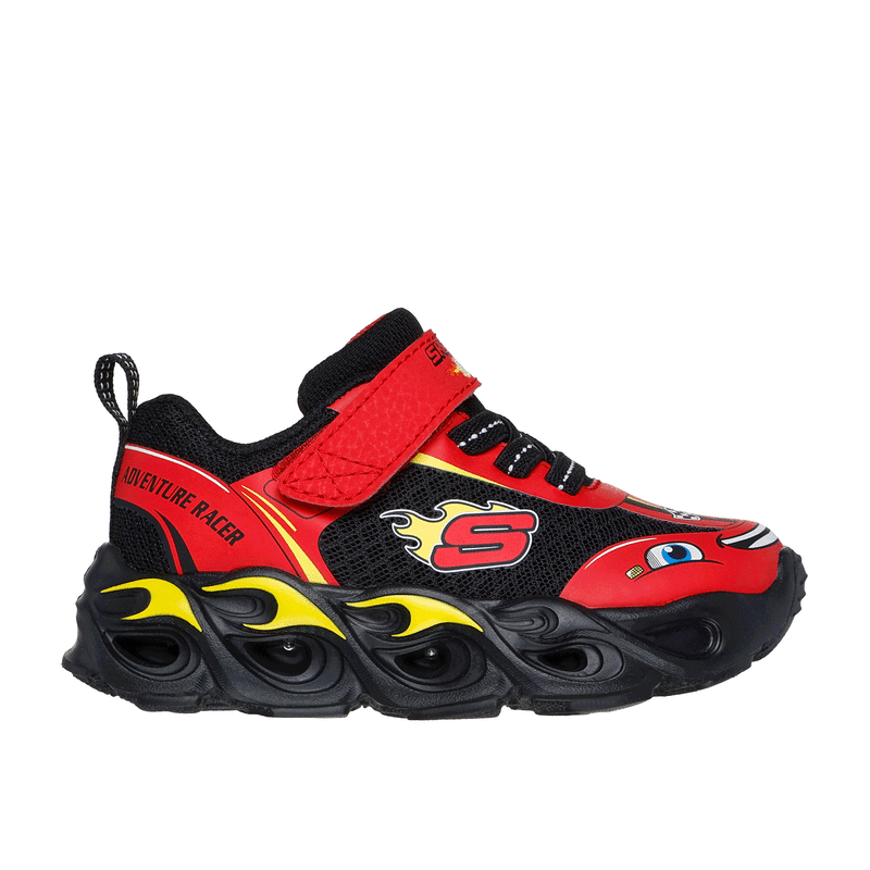 Skechers Boys Trainer S Lights Thermo-Flash Wheel Buddies Red/Black
