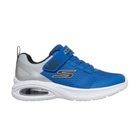 Skechers Boys Trainer Microspec Max Advance - Squad Pacer Blue/Silver
