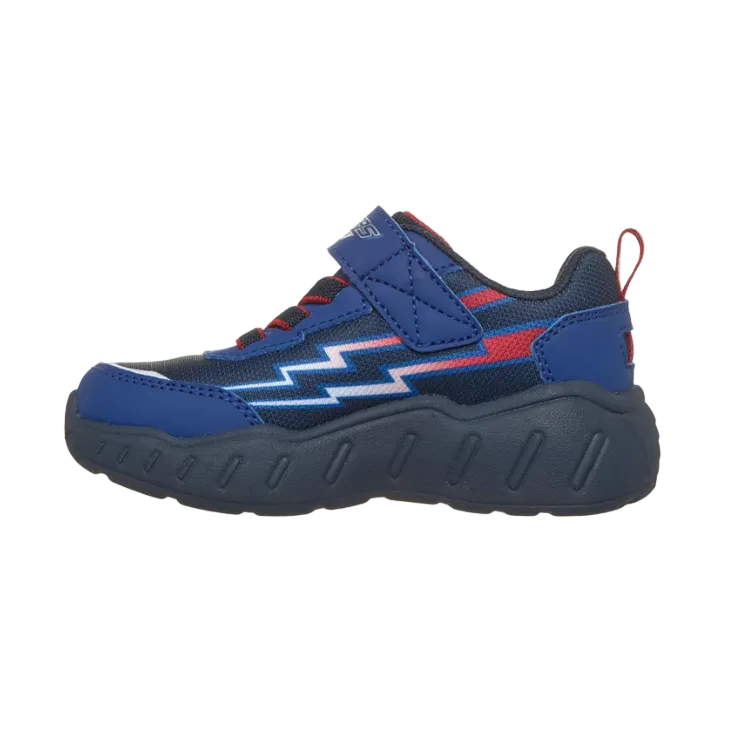 Skechers Boys Trainer S-Lights: Lil Storm Scene Royal