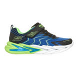 Skechers Boys Trainer S-Lights: Flex-Glow Ultra - Prism-Pacer Black/Blue/Lime