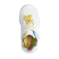 Skechers Girls Trainer Care Bears Uno Lite Bear Spirit White