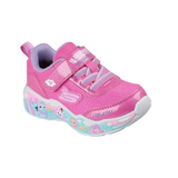 Skechers Girls Trainer Play Scene Shimmer Splash Pink/Lavender