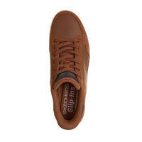 Skechers Mens Trainer Slip-ins: Recoil - Persius Brown/Natural