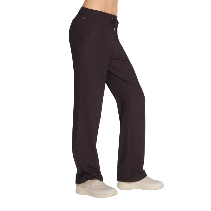 Skechers Womens Pant Go Luxe Rib Brown