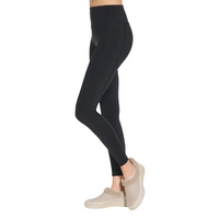 Skechers Womens Legging Go Flex Full Length High Waisted Fleece Black