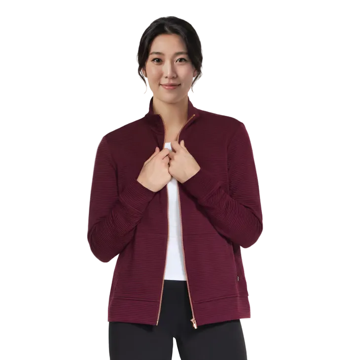 Skechers Womens Jacket Go Walk Everywhere Burgundy