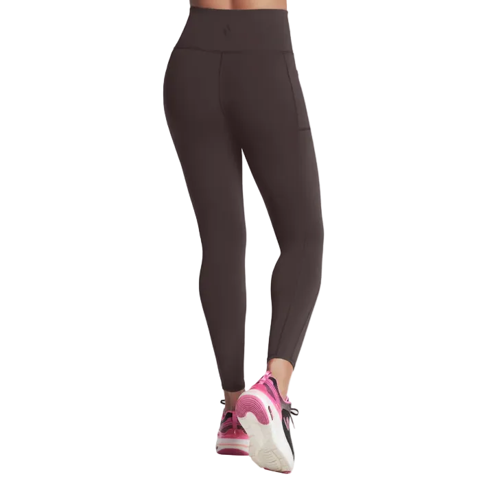 Skechers Womens Legging Go Walk High Waisted Brown
