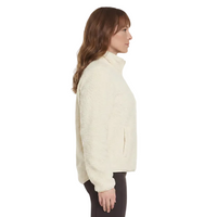 Skechers Womens Jacket Skech-Sherpa Off White