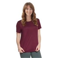 Skechers Womens Tee Go Drift Swift Burgundy