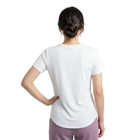 Skechers Womens Tee Go Walk Luxe Rib White