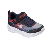 Skechers Boys Trainer S Lights-Vortex 3.0 Black/Red/Blue