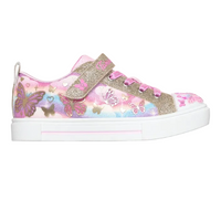 Skechers Girls Trainer S Lights Twinkle Sparks-Butterfly Sky Pink/Multi