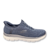 Skechers Womens Trainer Arch Fit Summits-Soft Shimmer Slate