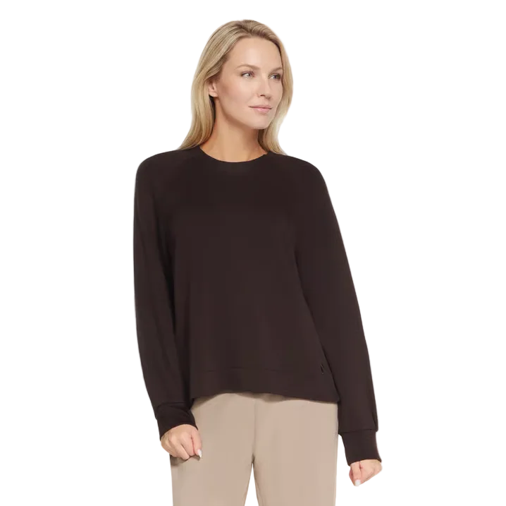 Skechers Womens Crewneck Skechluxe Elevate Brown