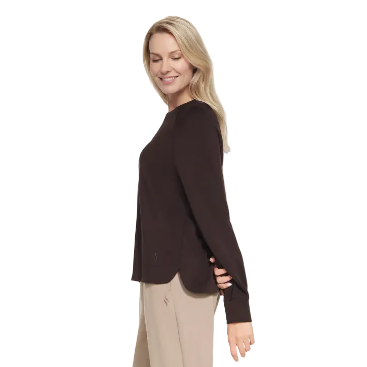 Skechers Womens Crewneck Skechluxe Elevate Brown