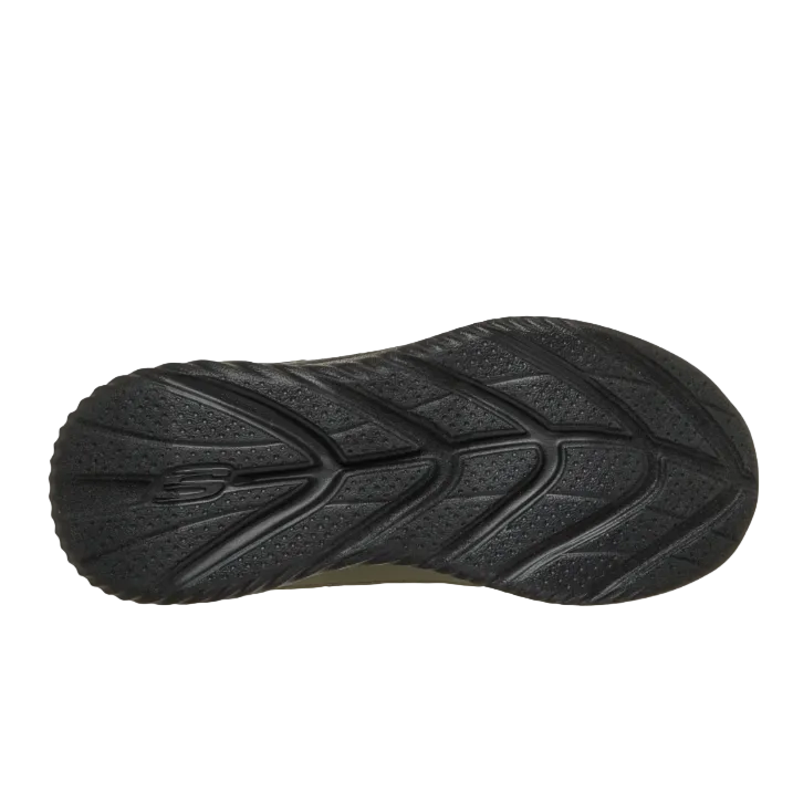 Sketchers Boys Trainers Aqua Pace Black/Olive