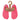 Slipfree Girls Shoes Junior Neon Fuchsia
