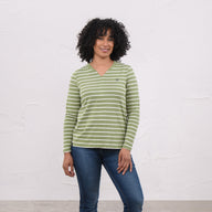 Lighthouse Womens Top Sorcha Moss Stripe