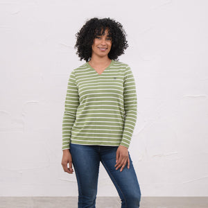 Lighthouse Womens Top Sorcha Moss Stripe