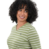 Lighthouse Womens Top Sorcha Moss Stripe