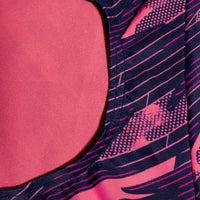 Speedo Girls HyperBoom Allover Medalist Swimsuit Navy/Pink