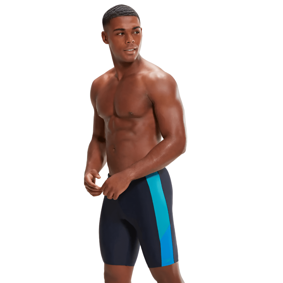 Speedo Dive Splice Jammer men's navy and blue aquashort