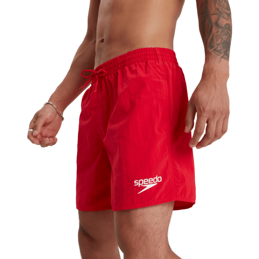 Speedo Essentials men's red 16-inch watershort