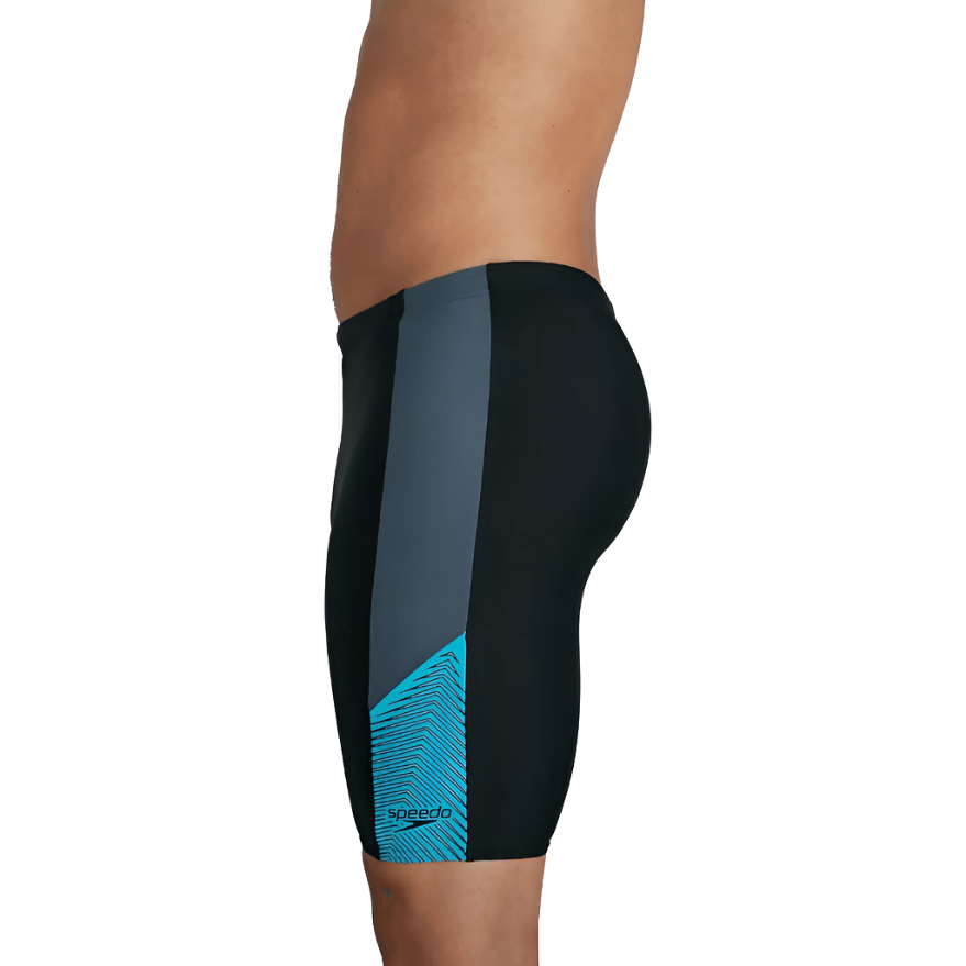 Speedo Mens Dive Jammer Aquashort AM Black/Grey - Donaghys