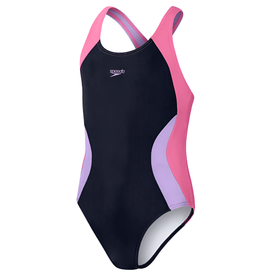 Navy speedo swimming costume sales