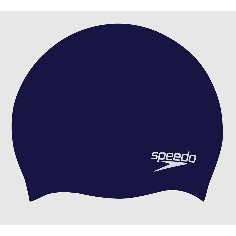 Speedo plain best sale moulded silicone cap