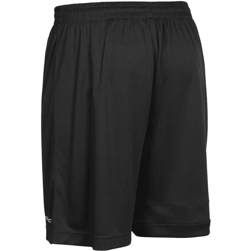 Stanno kids' black field shorts with elasticated drawstring waist