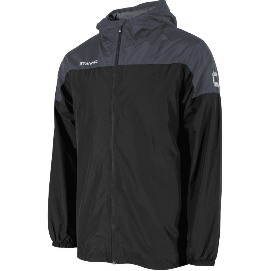 Stanno Pride adults' black and anthracite windbreaker