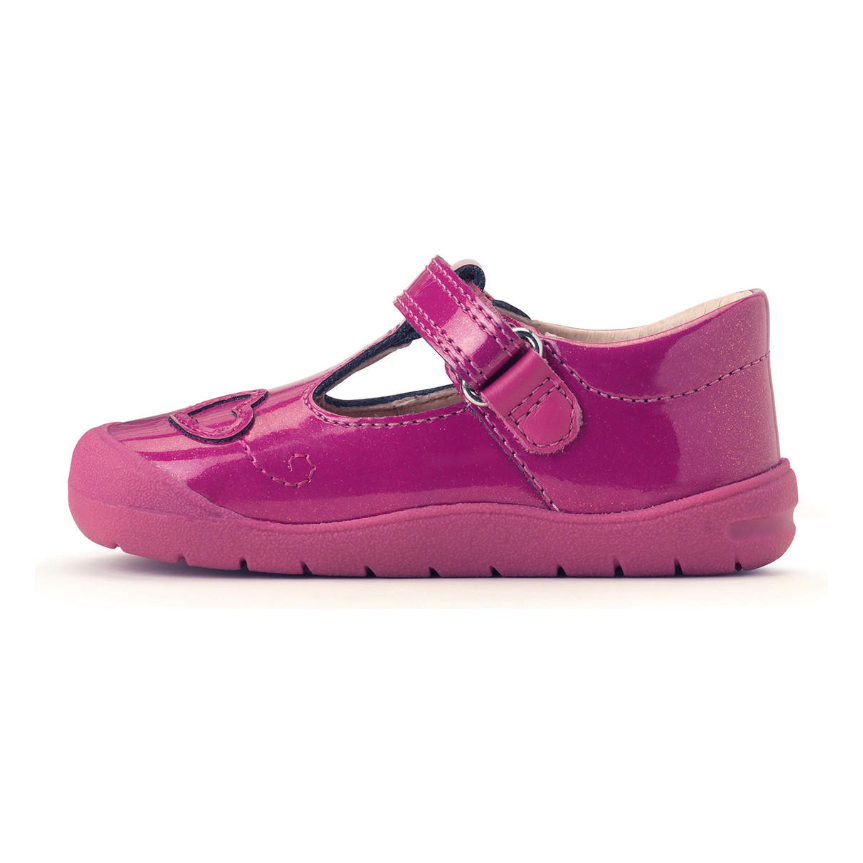 Startrite Girls Shoe Party Berry Glitter Patent