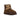 EMU Leela Mini girls' chestnut boots with animal print panel