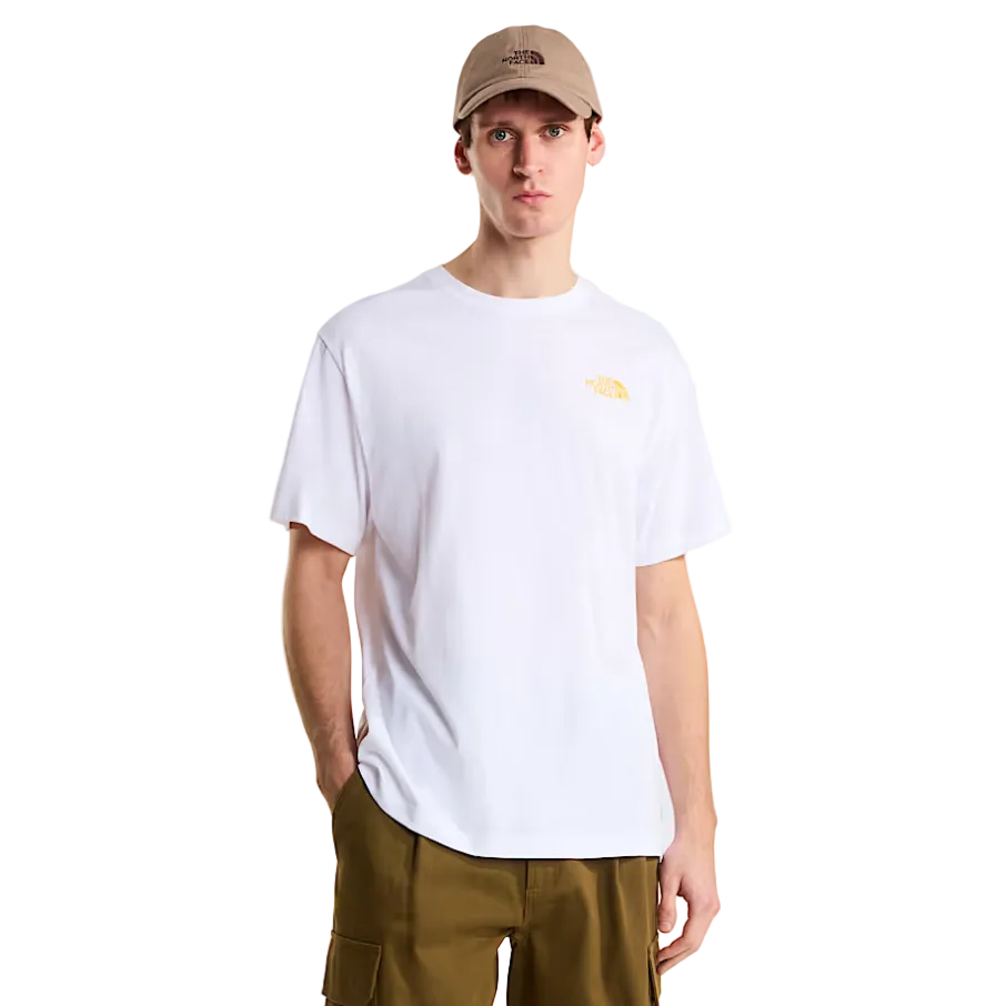 The North Face men's white graphic t-shirt