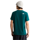 The North Face Mens T-Shirt Regular Never Stop Exploring Graphic Pacific Teal