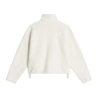 The North Face Womens 1/4 Zip Fleeski White Dune