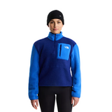 The North Face Womens 1/4 Zip Yumiori Fleece Bold Blue/Active Blue