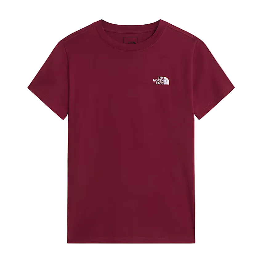 The North Face women's burgundy t-shirt