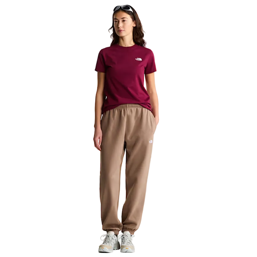 The North Face women's burgundy t-shirt